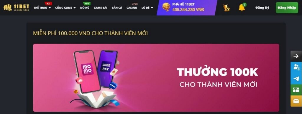 11BET - Game đăng ký nhận thưởng hấp dẫn tại Việt Nam 2023