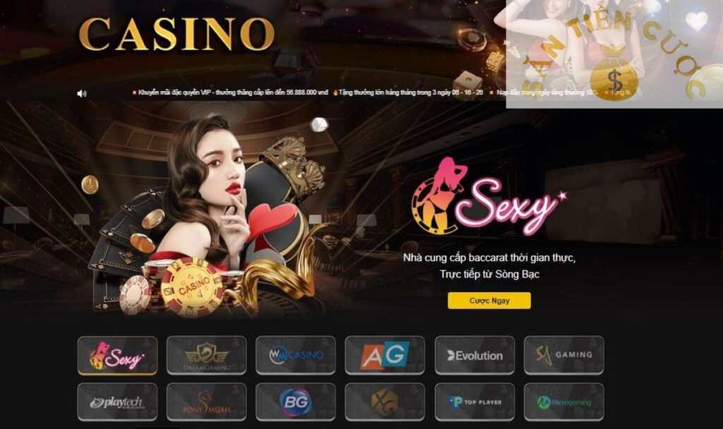 Các sản phẩm game casino hấp dẫn tại nhà cái