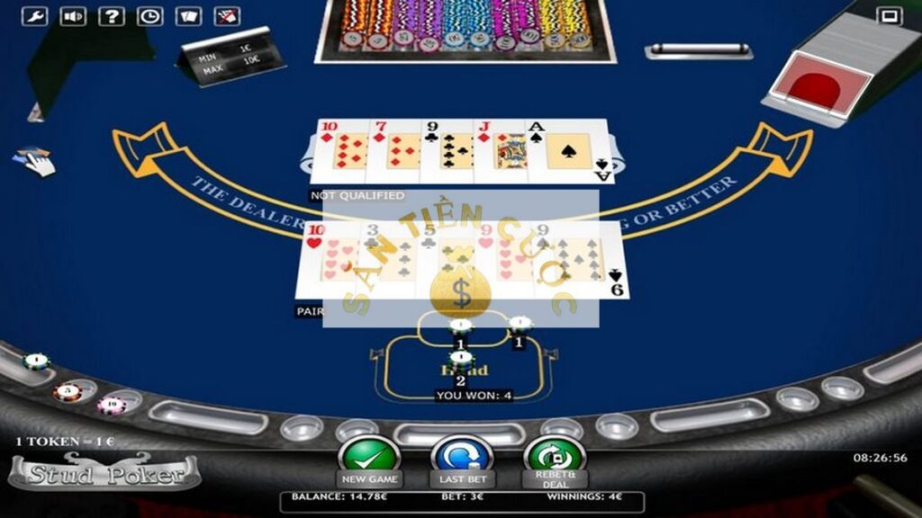 Chơi Stud Poker online là hết sức hấp dẫn