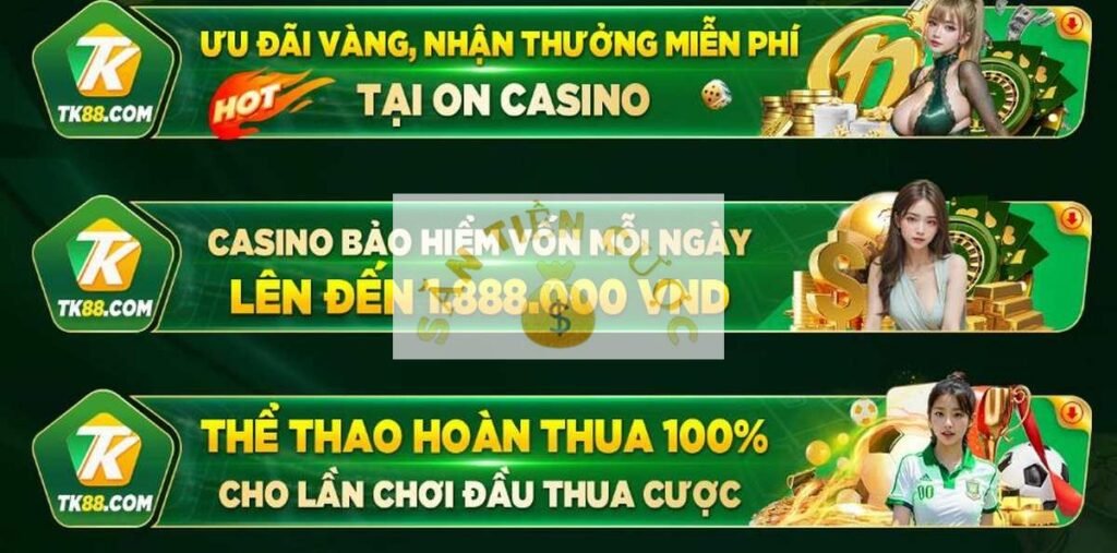 Vô số khuyến mãi thú vị được trang cá cược đưa ra